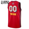 NBA Børn Trøje All-Star 2025 Custom Jordan Rød Swingman